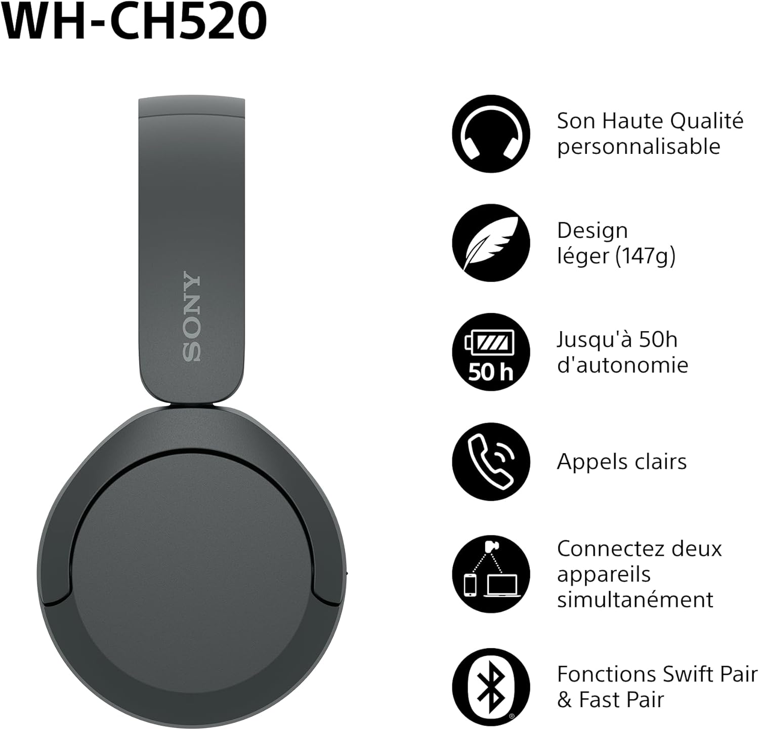 Sony WH-CH520 – Image 4
