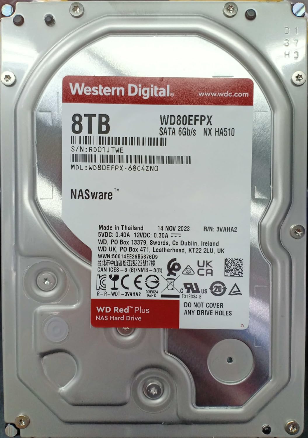 Western Digital WD Red 8 To SATA 6Gb/s WD80EFPX – Image 4